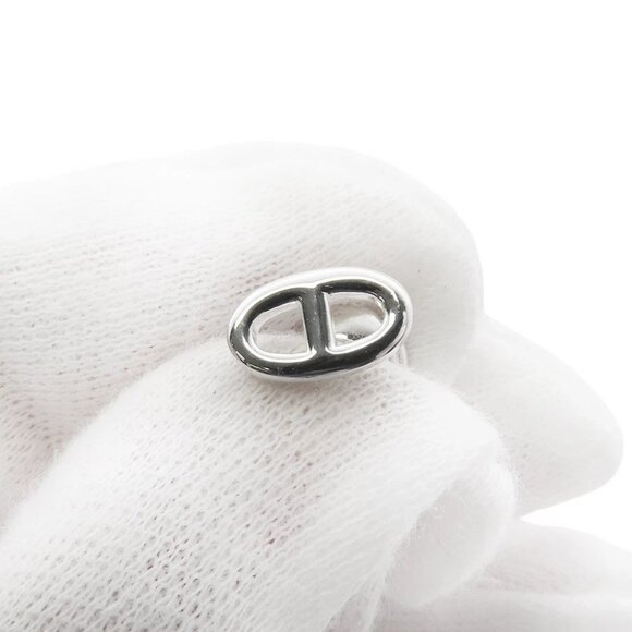 HERMES Chaine d'Ancre Farandole Earrings Size TPM SV925 - Picture 3 of 8